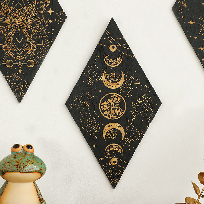 Geometric Triangle Wooden Wall Display Shelf - product image 4